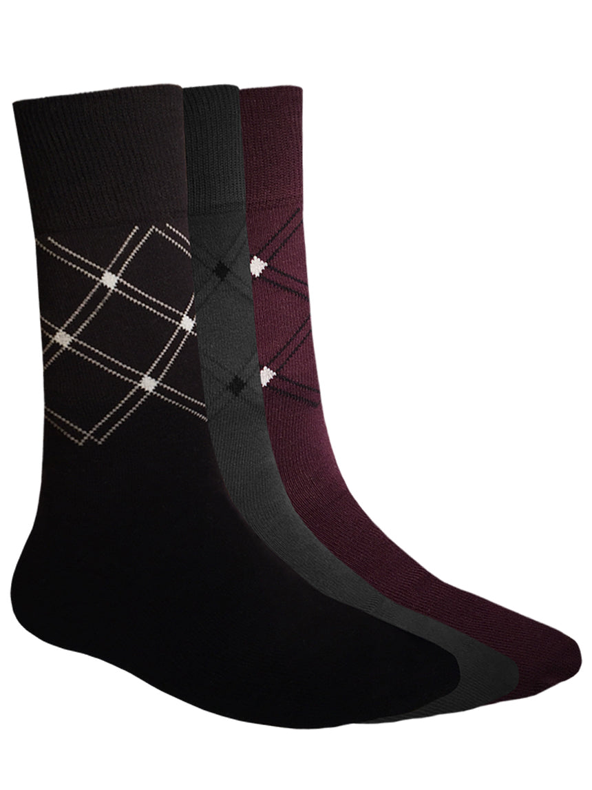 HomeOfSocks Socken Business Casual Socks Baumwolle Kariert Raute